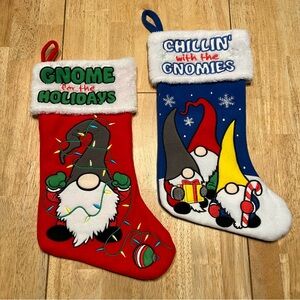 2 Gnome Christmas Stockings